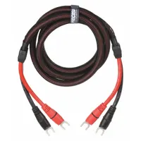 B&K PRECISION Test Leads: CAT II, Black/Red Electrical Current Color, Spade Lug, Spade Lug, Silicone (MPN TLPWR1)