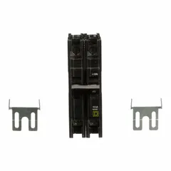The SQUARE D QOU280 is a 2-pole, unit-mount miniature circuit breaker from the QOU Series, rated 80 A at 120/240V AC single phase with a maximum interrupting rating of 10kA. It provides overcurrent protection for air conditioning and refrigeration equipment in single-phase systems.
