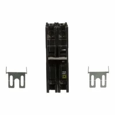 SQUARE D Miniature Circuit Breaker: 80 A, 120/240V AC, Single Phase, 10kA at 120/240V AC - QOU Series, Unit-Mount Square D Miniature Circuit Breakers