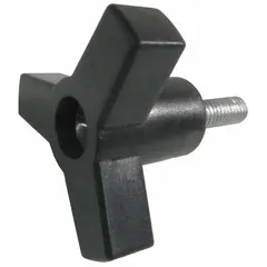 Replacement control knob for HVACR equipment. Used on thermostats, valves, and panel controls in commercial and industrial heating, ventilation, air conditioning, and refrigeration systems.