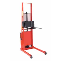 WESCO Stacker: 1,000 lb, 76 in Max Lifting Ht, Adj Invertible Fork, 30 in L x 3 in W Fork, Hydraulic (MPN 261033)