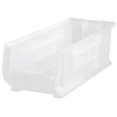 QUANTUM STORAGE SYSTEMS Bin: 23 7/8 in Overall Lg, 8 1/4 in x 7 in, Clear - Clearview Hopper Bins
