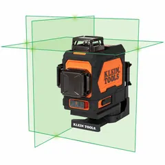 This planar laser level projects a single laser plane for alignment and leveling tasks in construction, electrical, and maintenance work. It is suited for applications such as installing conduit, mounting panels, or aligning equipment. The unit features a planar laser configuration.