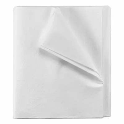 TIDI PRODUCTS Exam Drape: Tissue, 60 in Overall Lg, 40 in Overall Wd, 3 Ply, Latex-Free - Exam Room Drapes