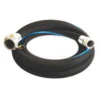 Water Suction and Discharge Hose: 4 in Hose Inside Dia., 150 psi, Black, 4 in x 4 in Fitting Size (MPN RSG400-10CE-G)