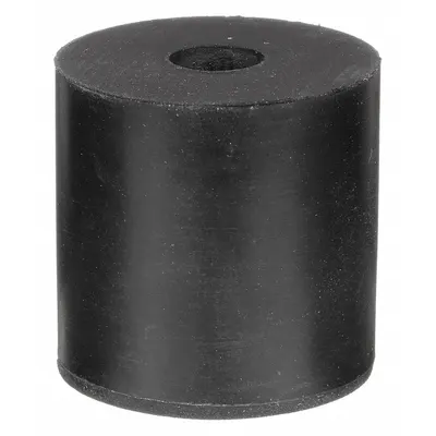 OEM APPROVED VENDOR Bumper Door Stop, Black, 1-1/2 in Wd x 1-1/2 in Ht - Standard Door Stops