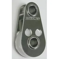 RONSTAN Pulley Block: Fixed, 1 Sheaves, For 3/16 in Rope Dia - Max, 3/4 in Sheave Outside Dia (MPN RF661)