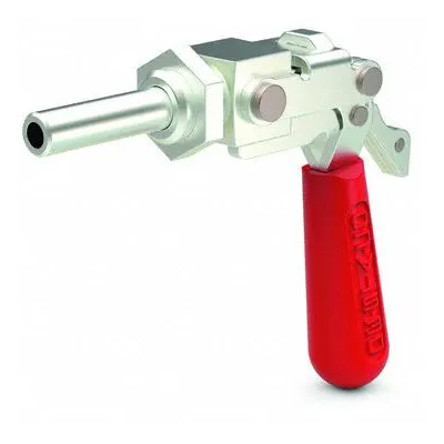DE-STA-CO Straight Line Clamp: Through-Hole Base Mounting, Locking Horizontal Handle - Secure Locked Straight-Line Toggle Clamps