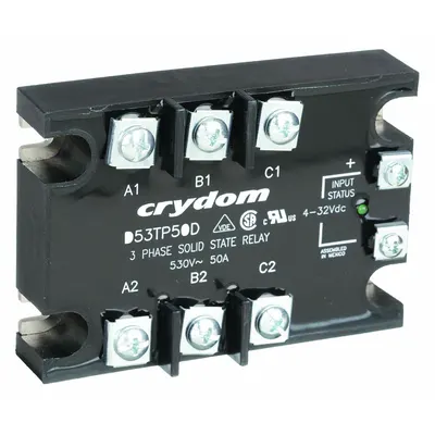 CRYDOM Solid State Relay: Surface Mounted, 50 A Max Output Current, SCR - Surface-Mounted Relays