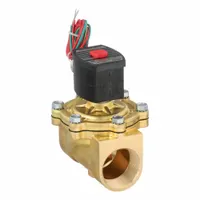 REDHAT Solenoid Valve: 2-Way, Normally Closed, 1 1/2 in Pipe Size, 220V AC, High Flow, Brass Body (MPN EF8210G056)