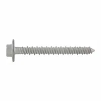 DEWALT Screw Anchor: 1 3/4 in Overall Lg, 3/16 in Dia, Steel, Stalgard®, Hex, Hex, Steel, 1,500 PK (MPN DFM2ELC145)