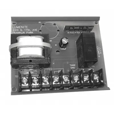 LUMENITE Liquid Level Controller: 220V AC, SPDT, Snap Track, Relay - Snap Track-Mounted Conductivity Level Controls