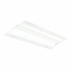 This LED retrofit kit is designed for installation into existing 1 ft wide, 4 ft long troffer housings. It operates at 120 to 277V AC and accommodates (2) Lamp 28 T8. Suitable for upgrading to LED lighting in commercial and industrial spaces.