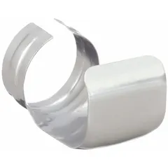 Reflector-type heat gun nozzle for focusing hot air to shrink tubing around wires and connectors. Plastic construction. Overall height 3 in, width 3/8 in. Suitable for electrical, automotive, and industrial maintenance applications.