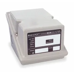 The ASHCROFT LP Series pressure switch is designed for hazardous-location machine tool applications. It features a 6 psi to 60 psi range, 1/2" FNPT connection, four pressure connection ports, and a 4X enclosure. Suitable for monitoring and controlling pressure in environments where explosive gases or dust may be present.