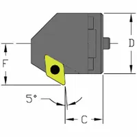 ULTRA-DEX USA Indexable Cutting Head Unit: SH20 SDXCR3 (MPN 912-000-240)