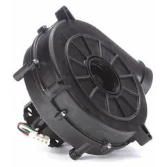 FASCO A197 furnace draft inducer blower for exhausting combustion gases. Operates on 33-110V AC. Compatible with Trane equipment and replaces model D342097P01.