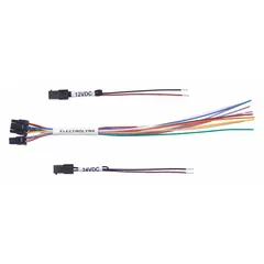 Adapter for supplying power and connectivity to compatible electric strikes in access control systems. Used to interface with door locking hardware for security integration in commercial and industrial facilities.