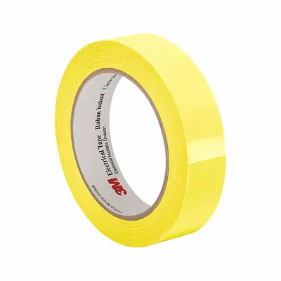 3M 1318-1 Abrasion-Resistant Electrical Tape, 0.75" x 72 yds, Yellow