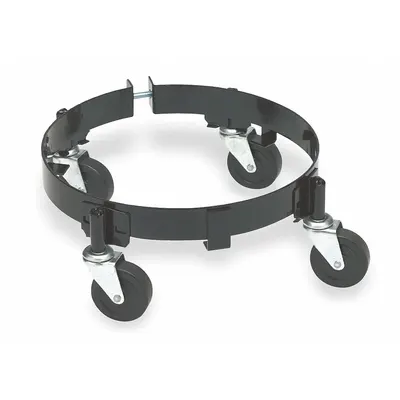 LINCOLN Drum Dolly: 50 lb Load Capacity, For 5 gal Container Capacity - Open-Deck Drum Dollies with Clamping Support