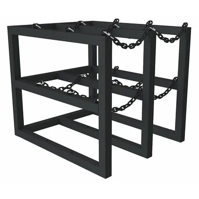 DURHAM MFG Vertical Gas Cylinder Rack - Vertical Gas Cylinder Racks