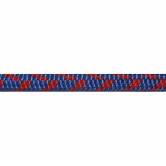 This static kernmantle rope is constructed with a nylon core and nylon sheath, offering low stretch and good abrasion resistance. With a 6 mm diameter and 195 lb working load limit, it is suited for light hauling, securing loads, and lashing tasks in industrial and maintenance settings.