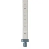 METRO Shelving Post: 86 3/16 in x 1 3/4 in, Taupe, Polymer, Epoxy Coated (MPN MX86P-4)