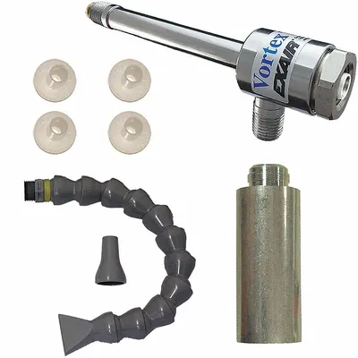 EXAIR Vortex Tube Cooling Kit: 40 cfm Max Flow Rate, 2,800 BtuH Cooling Capacity - Vortex Tube Kits