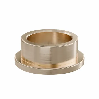 OILITE Flanged Sleeve Bearing: Bronze, SAE 841, 10 mm Bore, 13 mm OD, 6 mm Lg - Lubricated General Purpose Metallic Flanged Sleeve Bearings