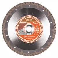 HUSQVARNA Diamond Saw Blade: Concrete/Granite/Marble/Natural Stone, 9 in Blade Dia., Dry, Segmented (MPN TACTI-CUT S35 BAT)