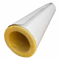 JOHNS MANVILLE Pipe Insulation: Tube, Fiberglass, Slit with Adhesive and Flap, 1 in Thick, 3 ft Lg (MPN 690448)