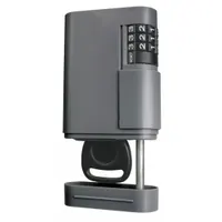 KIDDE Lock Box: Mechanical Combo Lock, 1 Key Capacity, 3 1/4 in Outside Ht, 2 1/4 in Outside Wd (MPN 1859)
