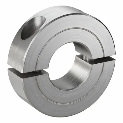 CLIMAX METAL PRODUCTS 2-Piece Stainless Steel Recessed-Screw Shaft Collar - Stainless Steel Recessed-Screw Shaft Collars