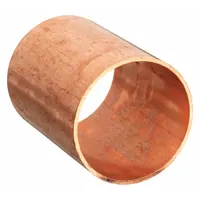 NIBCO Sweat Fitting Coupling: 5/8 in CTS x 5/8 in CTS, Cup x FTG, No Center Stop, Wrot Copper (MPN 601-5/8)