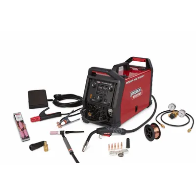LINCOLN ELECTRIC Power MIG 215 MPi Multiprocess Welder, 175 A, 120V, K4878-1 - Lincoln Power MIG MP