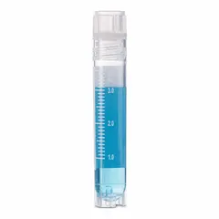 APPROVED VENDOR 3034-4 Polypropylene Cryogenic Vial, 4 mL, Sterile, Colorless