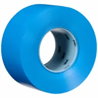 Floor Marking Tape: Liner-Less Tape, Solid, Blue, 3 in x 108 ft, 33 mil Tape Thick, 3M, 4 PK (MPN 971)