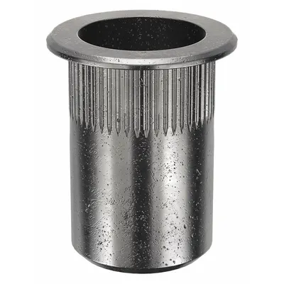 AVK Rivet Nut: M8-1.25 Thread Size, 21.3 mm Overall Lg, 13.5 mm Insert Dia - Twist-Resistant Rivet Nuts