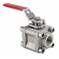 KECKLEY Manual Two-Way Ball Valve: 2 in, Carbon Steel, Straight, FNPT x FNPT, Full Port Ball Port (MPN BVM3THFCSRGSL-200)