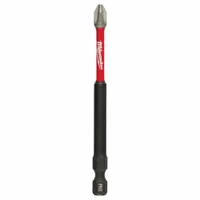MILWAUKEE Impact Bit: Impact Bit, Imperial, PH2 Bit Industry Size, #2 Bit Size, Std, Impact Rated (MPN 48-32-4662)