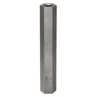 Metric steel female x female hex standoff with zinc plating and 6H thread class. Partially threaded design provides precise spacing between panels or components in industrial assemblies. Suitable for use in electrical enclosures, control panels, and machinery where consistent separation is required. Supplied in a 100-piece pack