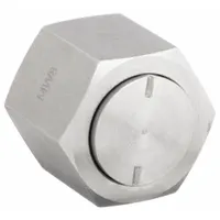 Hydraulic Hose Cap: Stainless Steel, 5/8 in Fitting Size, Female, ORS (MPN 10 FNL-SS)