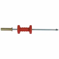 This rear axle puller is designed for removing press-fit axles from heavy-duty vehicles and equipment. It includes a 77757 5/8-18 shaft only and measures 27 inches in length, providing the leverage needed for demanding maintenance tasks.