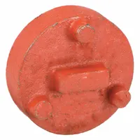 GRUVLOK Cap: Solid Cap, 2 1/2 in, Ductile Iron, 1,000 psi (MPN 0390030161)