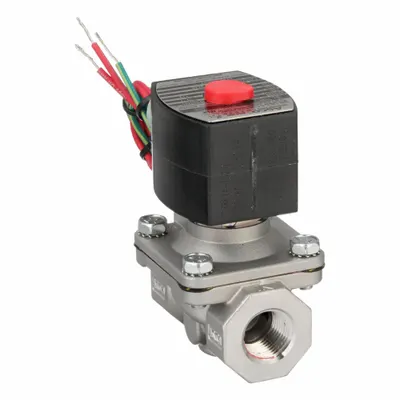 REDHAT Solenoid Valve: 2-Way, Normally Closed, 1/2 in Pipe Size, 110V AC/120V AC - 2-Way/2-Position, Normally Closed Solenoid Valves