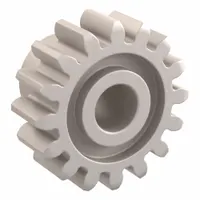 Spur Gear: Module m 1, 16 Teeth, 5 mm Bore Dia, Duracon, 20° Pressure Angle, Plain Bore (MPN DS1-16)