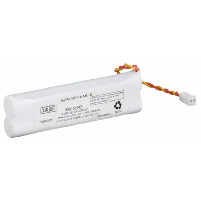 DUAL-LITE Replacement Battery: SEWLDGBE/SEWLDGWE/SEWLDRBE/SEWLDRWE/SEWLSGBE/SEWLSGWE/SEWLSRWE - Nickel Cadmium Emergency & Exit Batteries