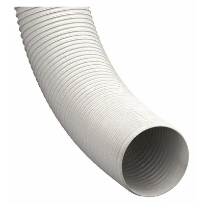 HI-TECH DURAVENT Industrial Ducting Hose: 4 in Hose Inside Dia., 25 ft Hose Lg, 10 psi - FDA-Certified Thermoplastic Duct Hoses for Dust