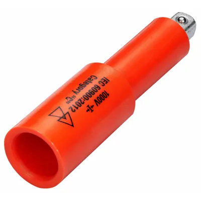 ITL Insulated Socket Extension: 1/4 in Input Drive Size, 1/4 in Output Drive Size - Insulated Hand Socket Extensions