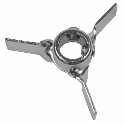 CAFRAMO Blade: Blade, A713/A723/A733/A743/A753, Stainless Steel, 3/8 in Shaft Dia - Overhead Stirrer Impellers